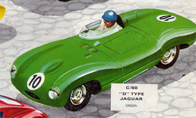 Scalextric C3308 Jaguar D-Type #9 Sebring 12hr 1956 Slot Car 1/32 