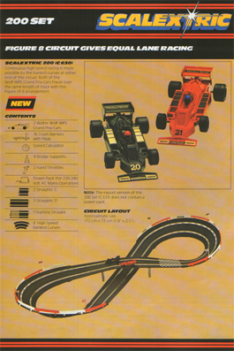 1980s scalextric sets