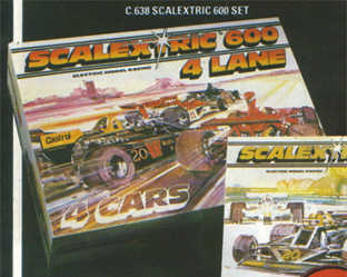 Scalextric 600 Set - 4 Lane