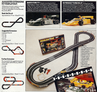 1980s scalextric sets