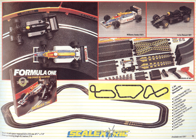 scalextric formula one set