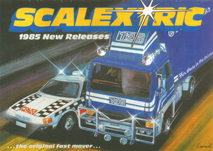 Scalextric - 1985 New Releases the original fast mover